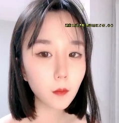 惊现-氣質短發美少女巨兔展示