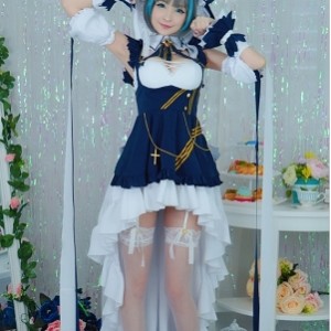 浮力姬cos《碧蓝航线柴郡》三次元魔法少女销魂自娱自乐