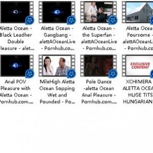 【自行打包】P站大罩杯胖臀艳星Aletta Ocean合集【16V2.67G】【百度云资源】