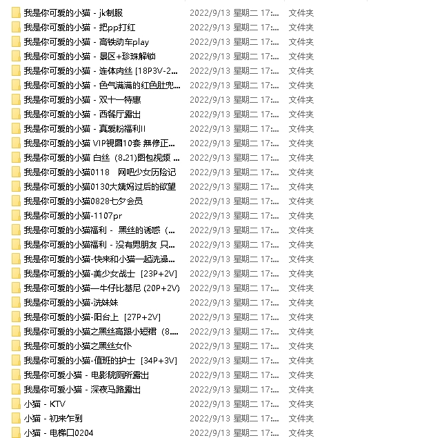 【百度云】【远锅版精品资源我是你可爱的小猫全系列合集】【109三人游+184V共8.41G】