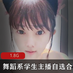 舞蹈系学生主播小明自选小合集：柔韧性姿势快乐一字马1.8G资源