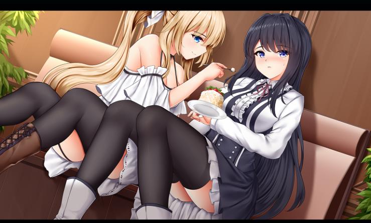 百合gal游戏《欠片》：姐妹禁忌之恋，拘束系内容，香艳H场面，日式ADV玩法