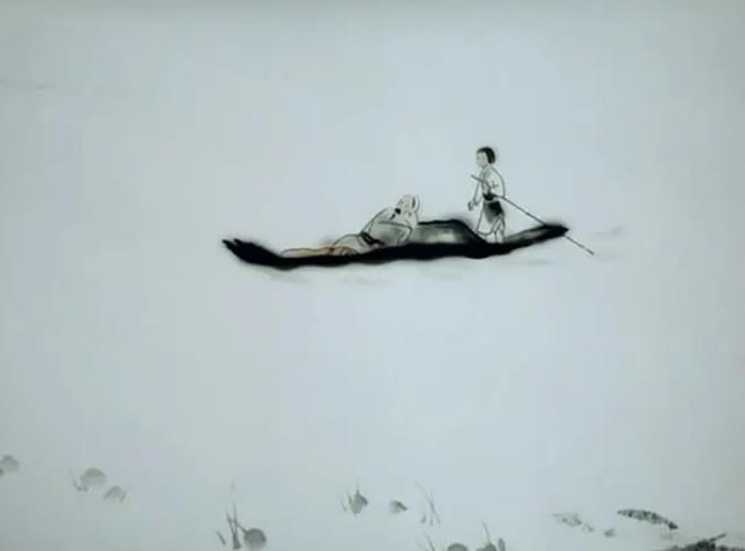 《山水情》：水墨动画经典，老琴师与渔家少年的师生之情，第一部水墨作品，艺术绝唱视频大小/数量
