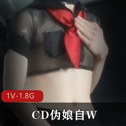 CD伪娘1V-1.8G视频集，27分钟，喷S小合集，激素战士