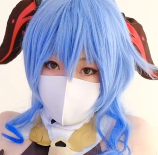 哗哩哗哩『刻晴甘雨』cosplay的诱惑