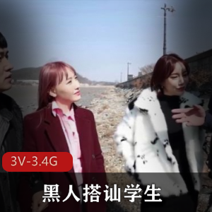 20年故事：岛国大学生与黑人的奇遇，3V-3.4G高清画质，韩国元素穿擦