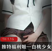 推特福利姬-白桃少女：1V，1.1G，粉嫩肌肤，玩具塞“光阴”