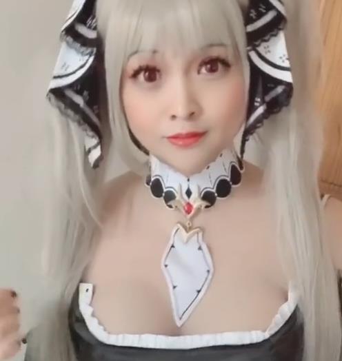 TS-sola酱双马尾合集：美颜PS照骗作品精选，社保姬粗犷cos视频