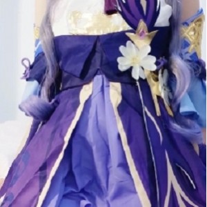 限时特惠萌白COS刻晴一线天放飞自我不明液体1+1G百度盘