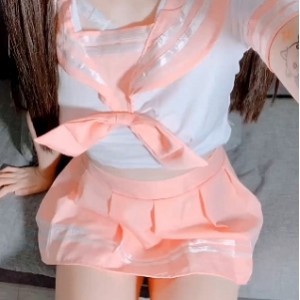 粉色JK小姐姐经典服装粉红色视频476MB