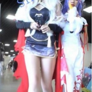 COSPLAY盛宴：樱之舞漫展，网红{{网红名字}}的精彩画面，美丽如花的樱花世界。