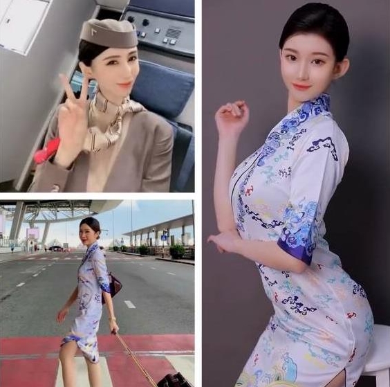 稀缺航空：真实空姐的反差魅力，视频大小恰到好处