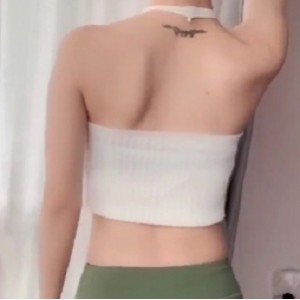 后背，扭臀，素抖音快手三屏剪辑资源