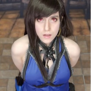 欧美黑丝女神《Lana Rain》晚礼服蒂法！！