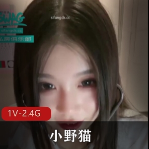超人气颜值女主播小野猫自拍视频1V2.4G精彩