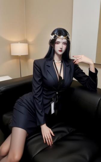 仙逆红蝶AI绘画96P428M优质御姐